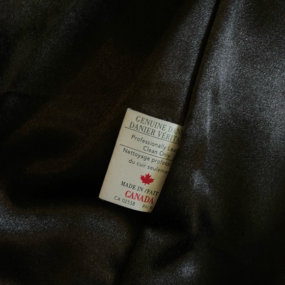 Gorgeous Real Leather Danier Jacket - Picture 3 of 3